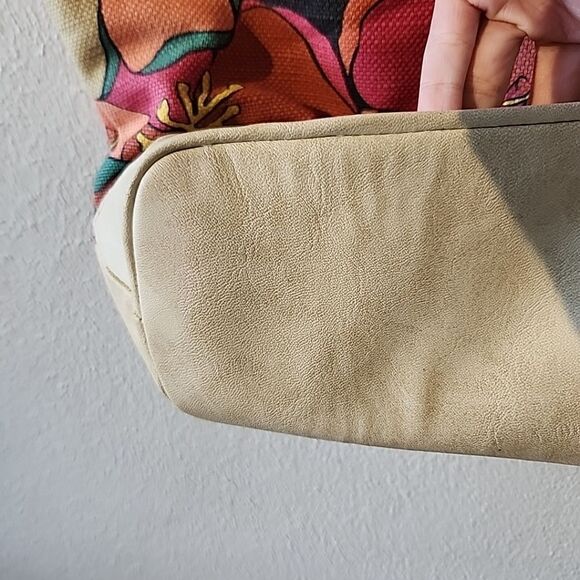 Relic Floral Canvas Floral Tote Bag Purse Zip Top Summer Hadley Fossil - Picture 11 of 13